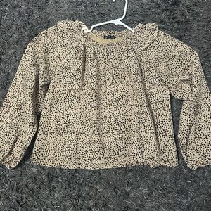 Spotted Long Sleeve Blouse